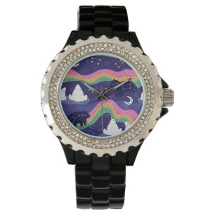 Nordlichtuhr Armbanduhr