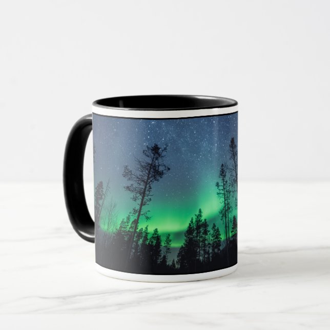 Nordlichtwald Tasse (Vorderseite Links)