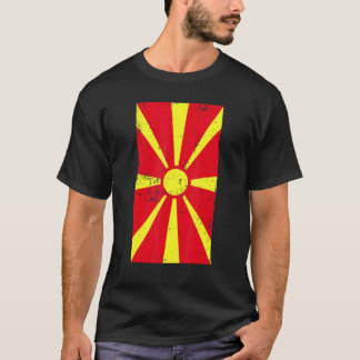 Nordmakedonien Balkan Europa Skopje Not leidend F T-Shirt