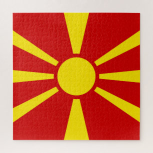 Nordmazedonien-Flagge