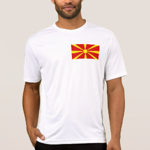 Nordmazedonien-Flagge T-Shirt