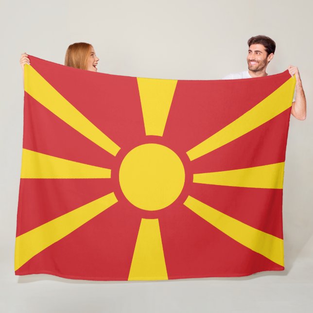 Nordmazedonien Fleecedecke (Beispiel)