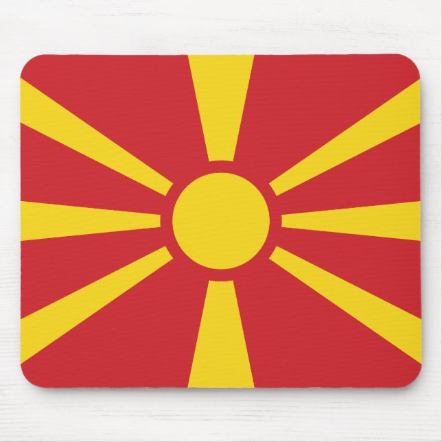 Nordmazedonien Mousepad (Vorne)