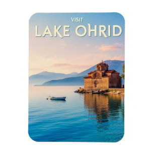 Nordmazedonien Ohridsee Reise Magnet