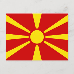 Nordmazedonien Postkarte