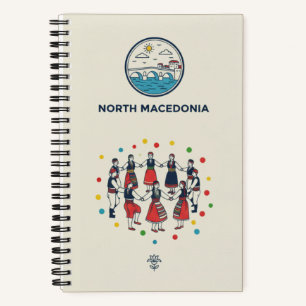 Nordmazedonisches Erbe & Folklore: Reisefoto  Notizbuch