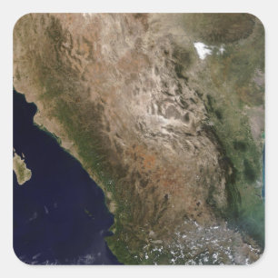 Nordmexiko 2 quadratischer aufkleber