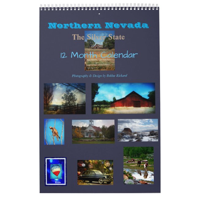 Nordnevada der silberne Staat 12 Monat Kalender (Titelbild)