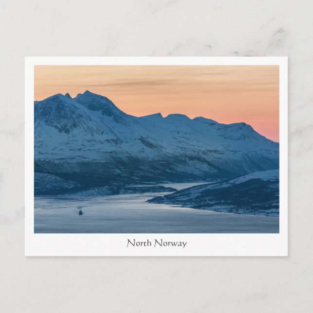 Nordnorwegisches Foto Postkarte (Vorderseite)