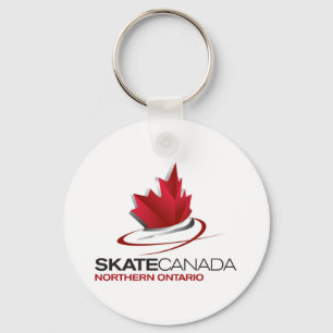 Nordontario Logo Skate-Kanadas Schlüsselanhänger