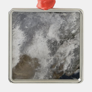 Nordost-China Silbernes Ornament