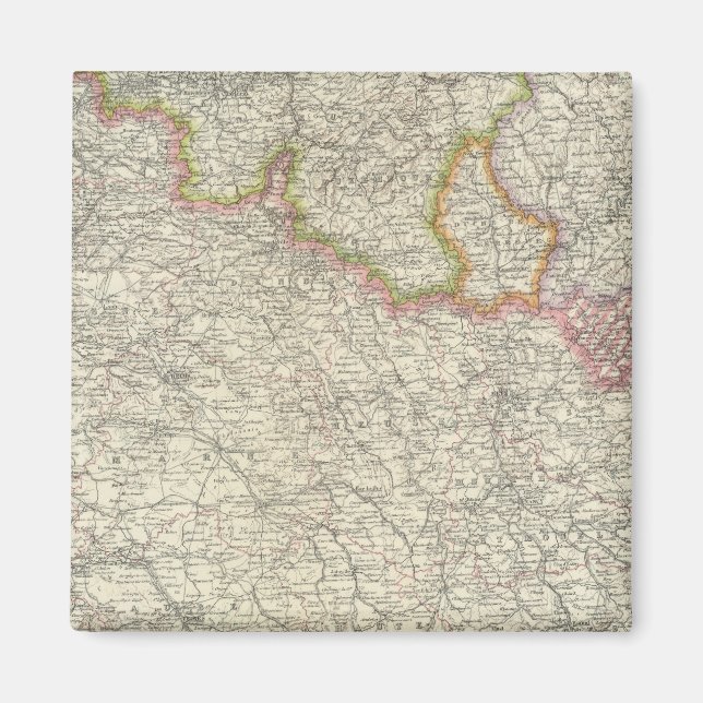 Nordost-Frankreich Magnet (Vorne)