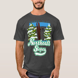 Nordost-Pisten Vermont Ski T-Shirt