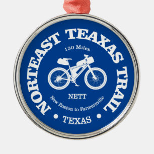 Nordost-Texas-Pfad (Radfahren) Ornament Aus Metall