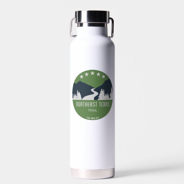 Nordost-Texas-Weg Trinkflasche (Vorne)