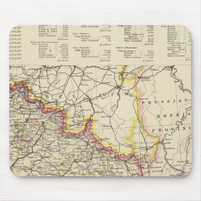 Nordostfrankreich Mousepad (Vorne)