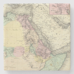 Nordöstliches Blatt Afrikas Steinuntersetzer