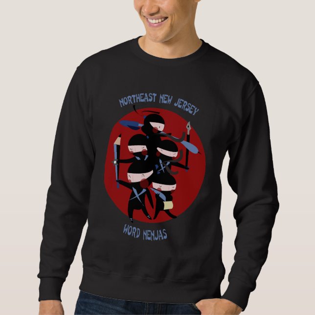 Nordostnew-jersey Wort Nenjas Sweatshirt (Vorderseite)
