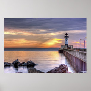 Nordpier-Morgen Poster