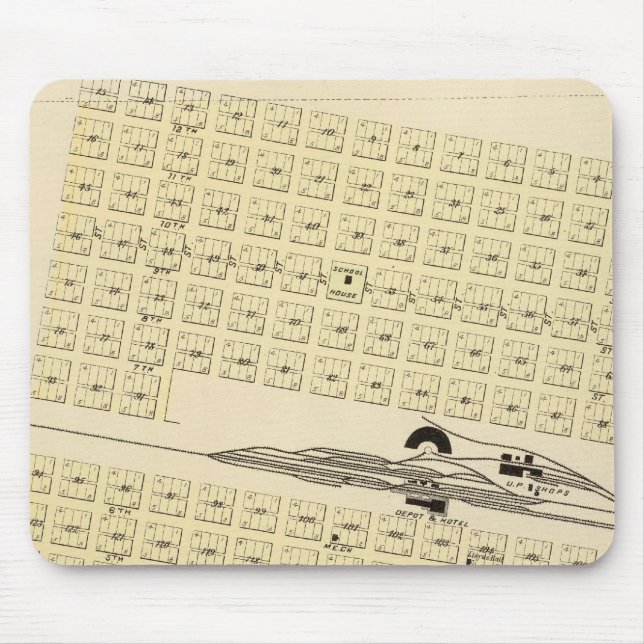 Nordplatte, Nebraska Mousepad (Vorne)