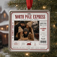 Nordpol-Express personalisiertes Familienfoto