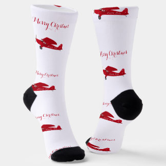Nordpol-Flugzeug-Socken Socken