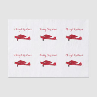 Nordpol-Flugzeug-Weihnachten-Tissue-Papier Seidenpapier