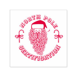 Nordpol Genehmigung durch den Weihnachtsmann mit Z Permastempel