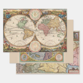 Nordpol Heiliges Land - Seltenheitskarten | Geschenkpapier Set