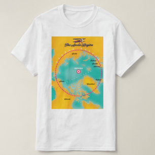 Nordpol-Karte T-Shirt