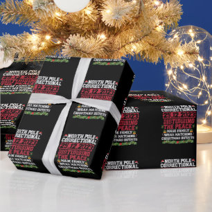 Nordpol-Korrektur Stört Friedensfamilie Geschenkpapier
