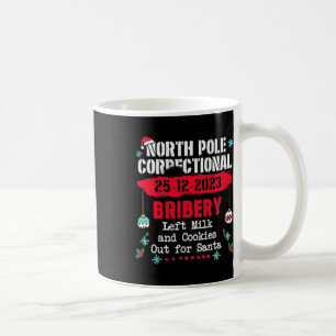 Nordpol korrigierte Weihnachtsfeierlichkeiten Spaß Kaffeetasse