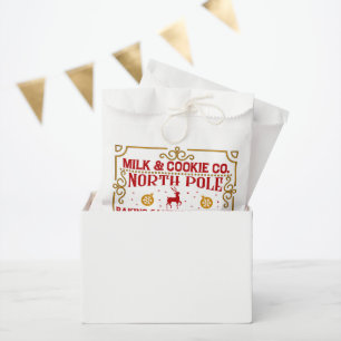 Nordpol-Milch- und Keksunternehmen Geschenktütchen