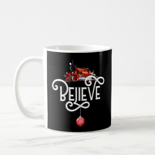 Nordpol Polar Express Alles im Ausland Kaffeetasse (Links)
