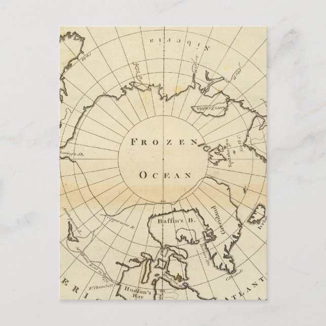 Nordpol Postkarte (Vorderseite)