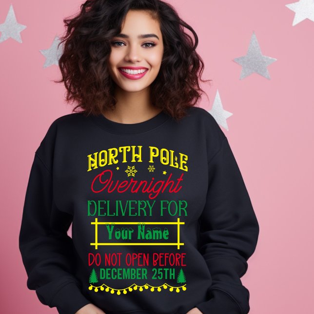 Nordpol Übernachtung für Ihren Namen Sweatshirt (Von Creator hochgeladen)