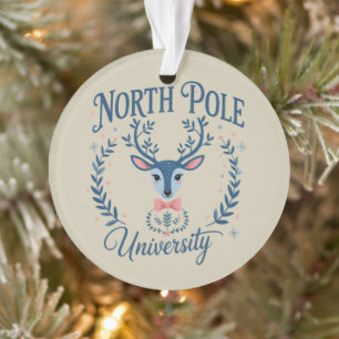 Nordpol-Universität Xmas-Chinoiserie-Rentiere  Ornament
