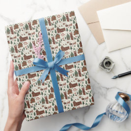 Nordpol-Weihnachtsstadt Geschenkpapier