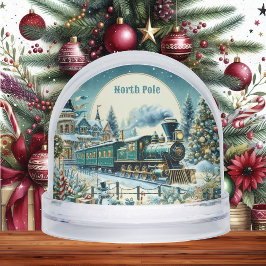 Nordpol-Zauber-Weihnachtszug Winter Wonderland Schneekugeln
