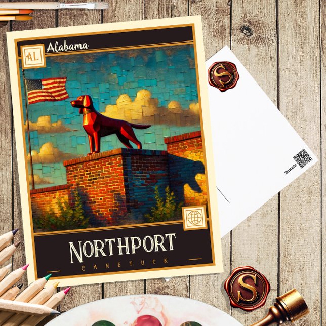 Nordport, Alabama | VINTAG Postkarte (Von Creator hochgeladen)