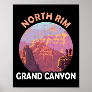 Nordrand Grand Canyon Ich wanderte durch den Grand Poster