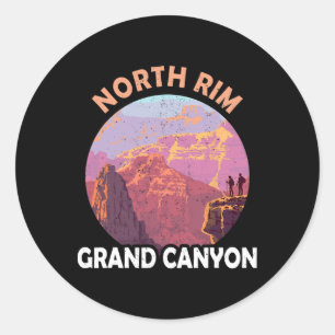 Nordrand Grand Canyon Ich wanderte durch den Grand Runder Aufkleber