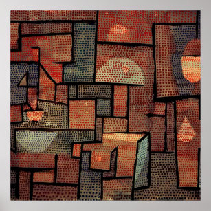 “Nordrimmer” by Paul Klee Poster