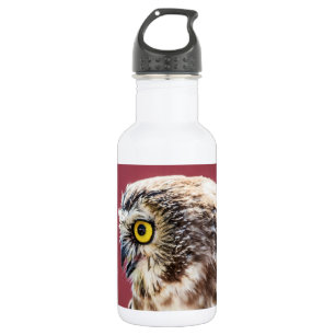 Nordsäge-Weiß-Portrait Trinkflasche