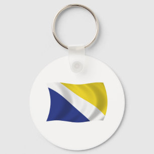 Nordschleswig-Flagge Schlüsselanhänger