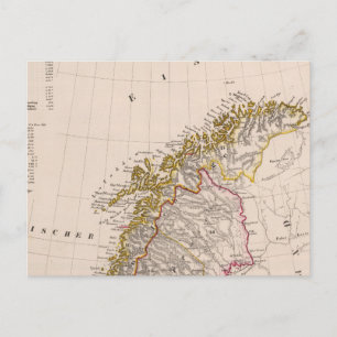 Nordschweden und Norwegen Postkarte