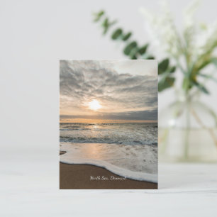 Nordsee, Dänemark malerischer Sonnenuntergang, Postkarte