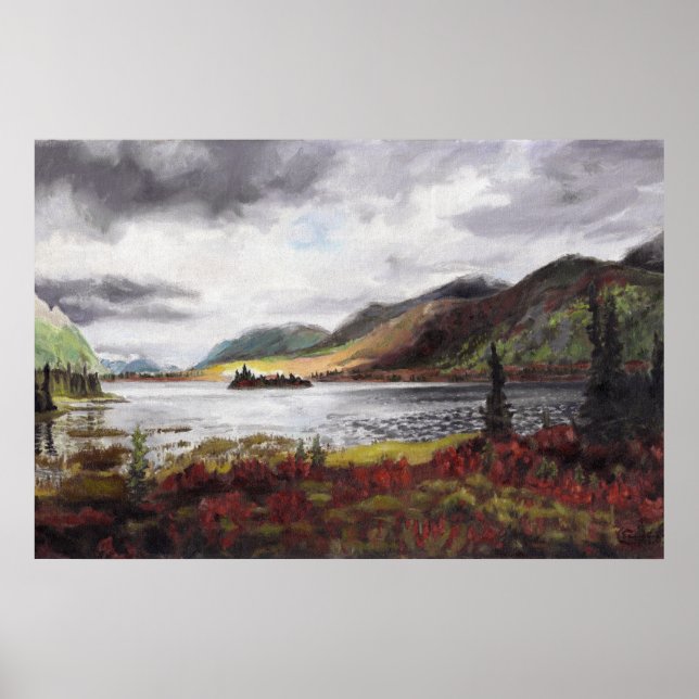 Nordsee im Herbst: 36x24 Print Poster (Vorne)