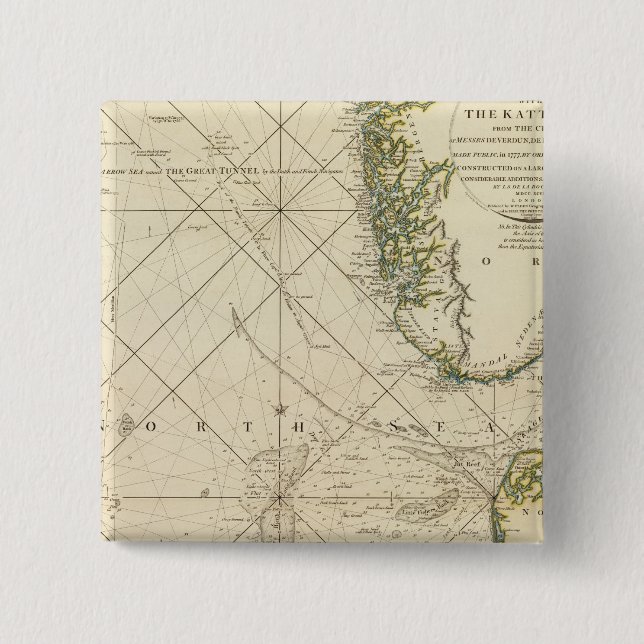 Nordsee, Kattegat Button (Vorderseite)