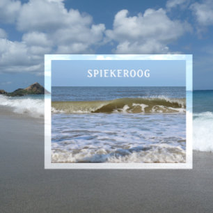 Nordseewellen, die Spiekeroog abstürzen Postkarte